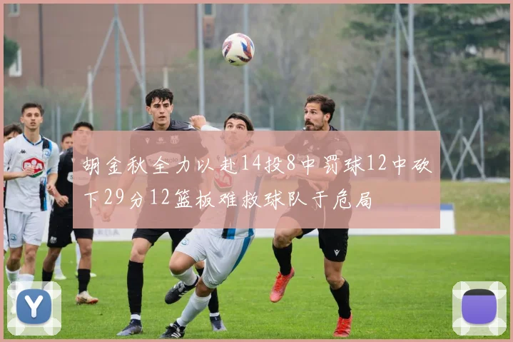 胡金秋全力以赴14投8中罚球12中砍下29分12篮板难救球队于危局